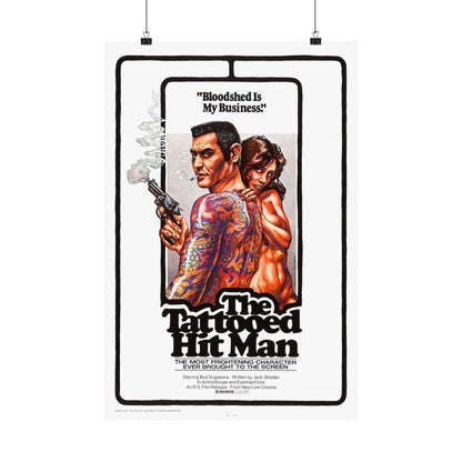 THE TATTOED HITMAN 1974 - Paper Movie Poster-16″ x 24″-The Sticker Space