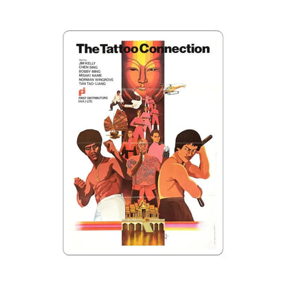 THE TATTOO CONNECTION 1978 Movie Poster - STICKER Vinyl Kiss-Cut Decal 4 Inch White - The Sticker Space