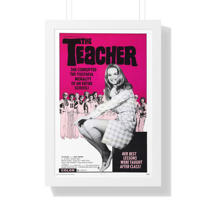 THE TEACHER 1974 - Framed Movie Poster-16″ x 24″-The Sticker Space