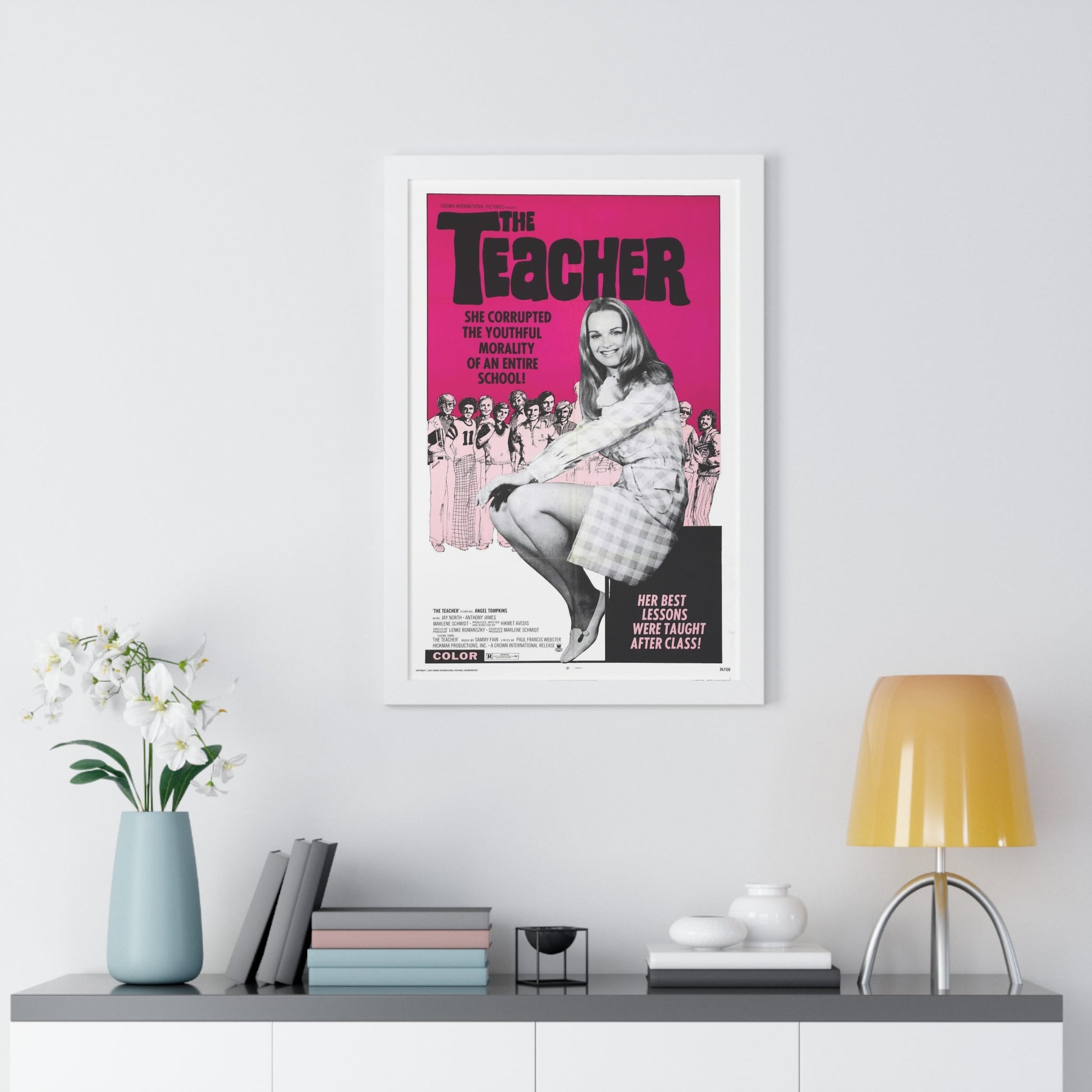 THE TEACHER 1974 - Framed Movie Poster-The Sticker Space