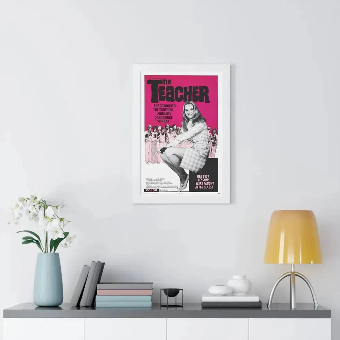 THE TEACHER 1974 - Framed Movie Poster - The Sticker Space