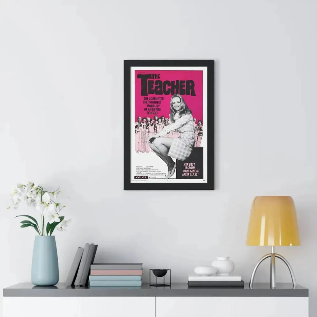 THE TEACHER 1974 - Framed Movie Poster - The Sticker Space