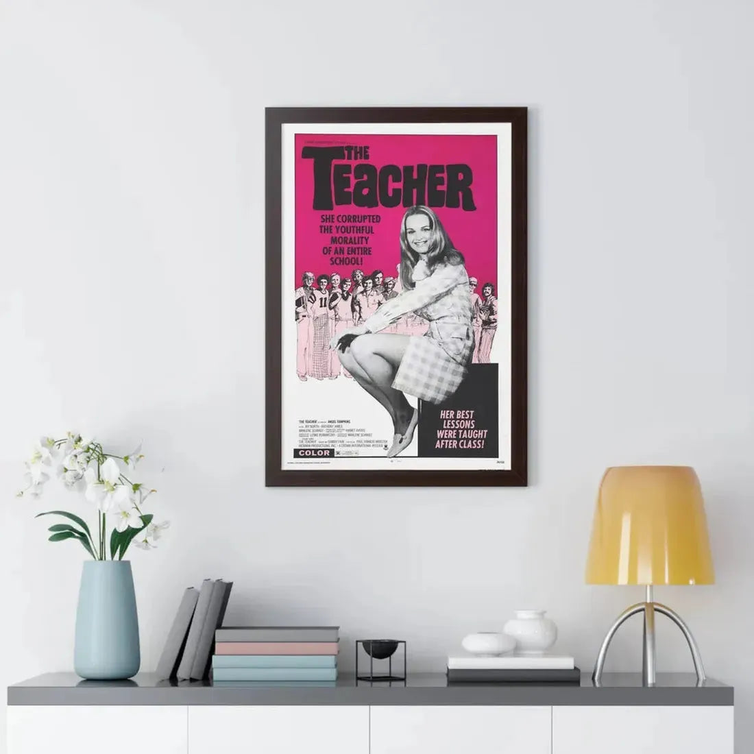THE TEACHER 1974 - Framed Movie Poster - The Sticker Space
