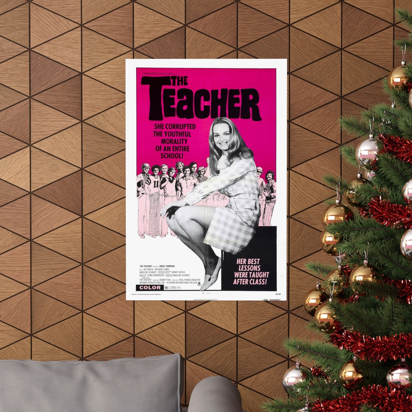 THE TEACHER 1974 - Paper Movie Poster-The Sticker Space