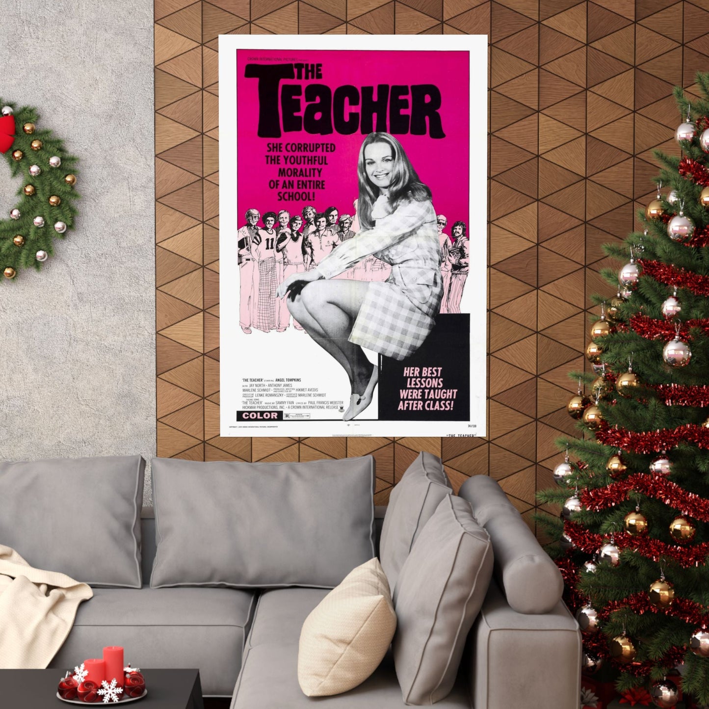 THE TEACHER 1974 - Paper Movie Poster-The Sticker Space