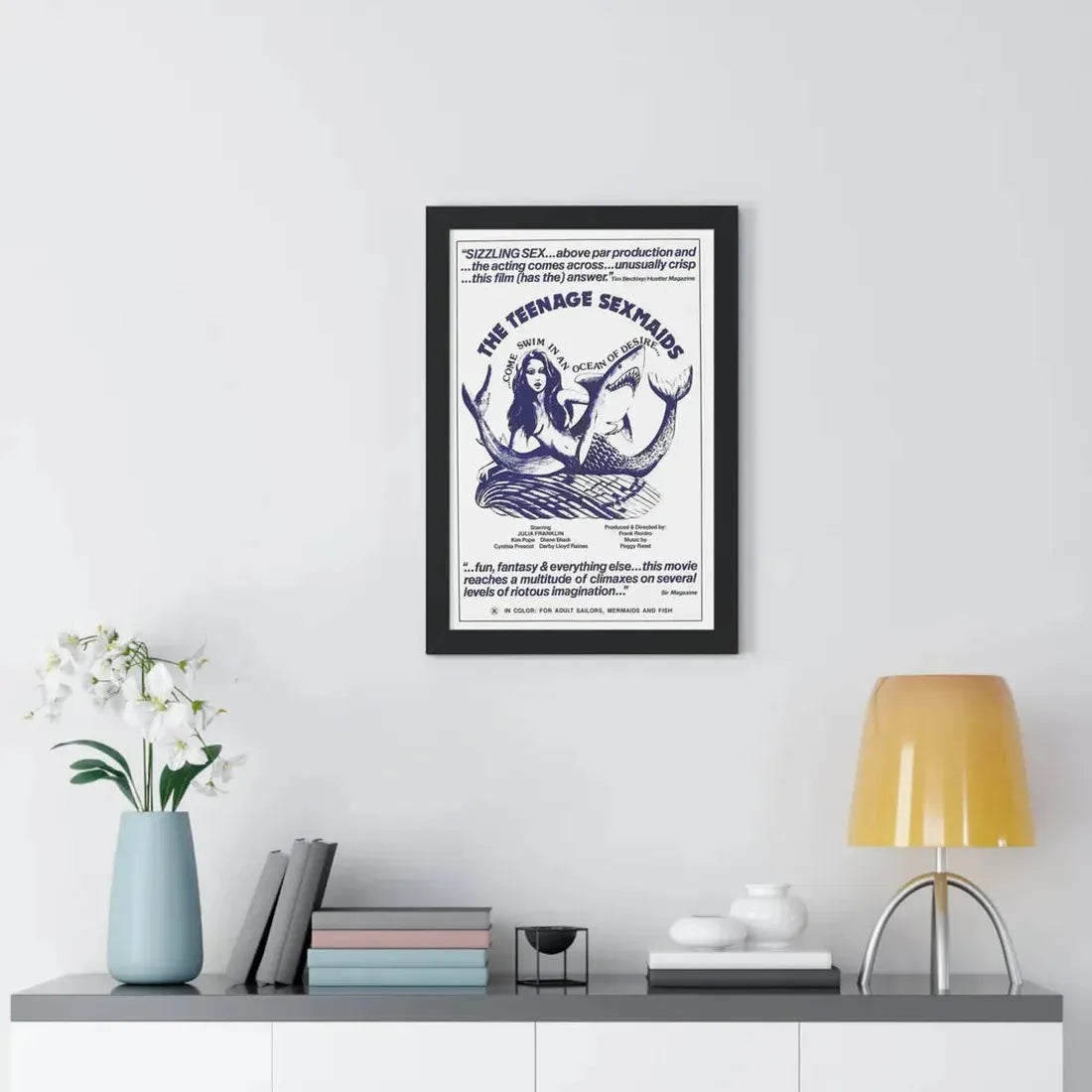 THE TEENAGE SEXMAIDS 1976 - Framed Movie Poster - The Sticker Space