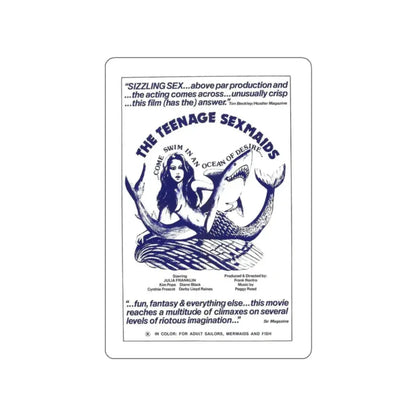 THE TEENAGE SEXMAIDS 1976 Movie Poster STICKER Vinyl Die-Cut Decal 2 Inch - The Sticker Space