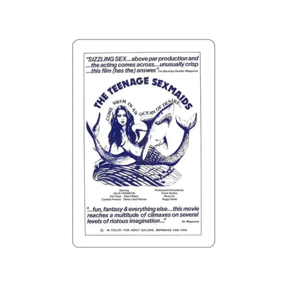THE TEENAGE SEXMAIDS 1976 Movie Poster STICKER Vinyl Die-Cut Decal 3 Inch - The Sticker Space