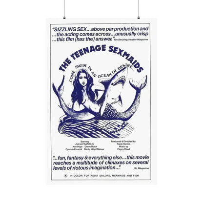 THE TEENAGE SEXMAIDS 1976 - Paper Movie Poster 36" x 54" Matte - The Sticker Space