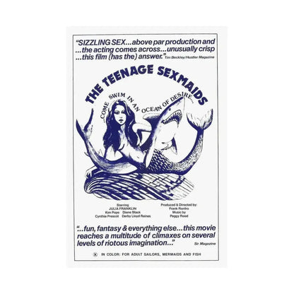 THE TEENAGE SEXMAIDS 1976 - Paper Movie Poster - The Sticker Space