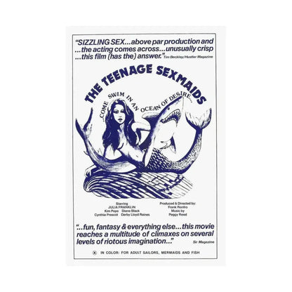 THE TEENAGE SEXMAIDS 1976 - Paper Movie Poster - The Sticker Space