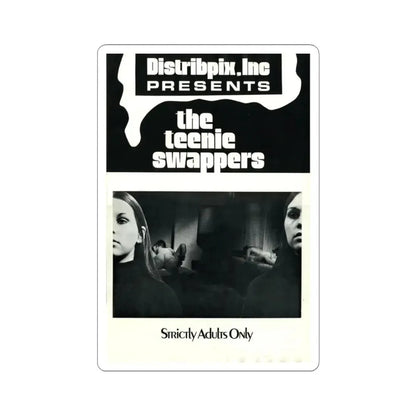 THE TEENIE SWAPPERS 1969 Movie Poster - STICKER Vinyl Kiss-Cut Decal 3 Inch White - The Sticker Space
