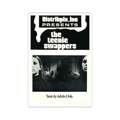 THE TEENIE SWAPPERS 1969 Movie Poster - STICKER Vinyl Kiss-Cut Decal 6 Inch White - The Sticker Space