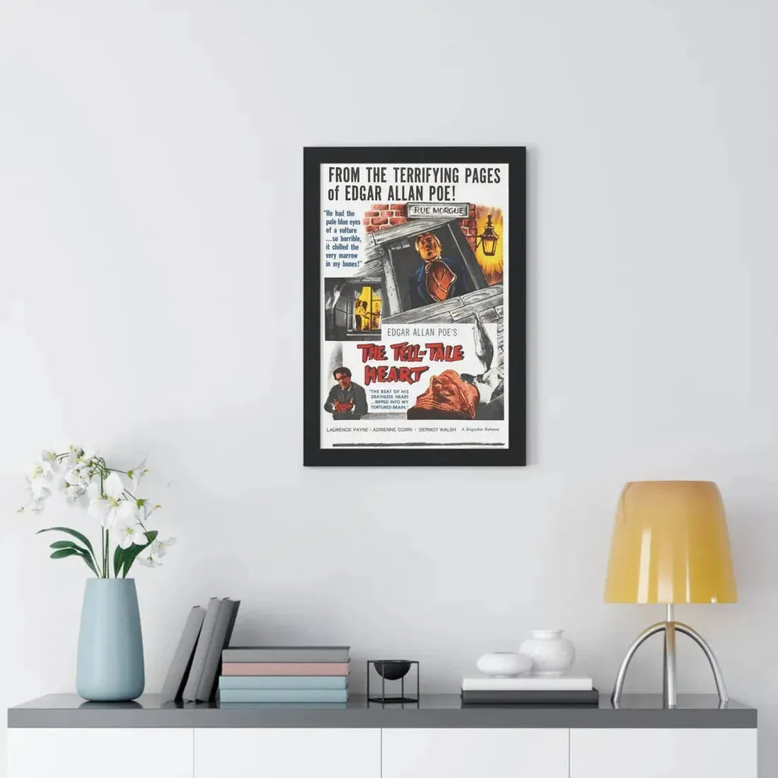 THE TELL-TALE HEART 1960 - Framed Movie Poster - The Sticker Space