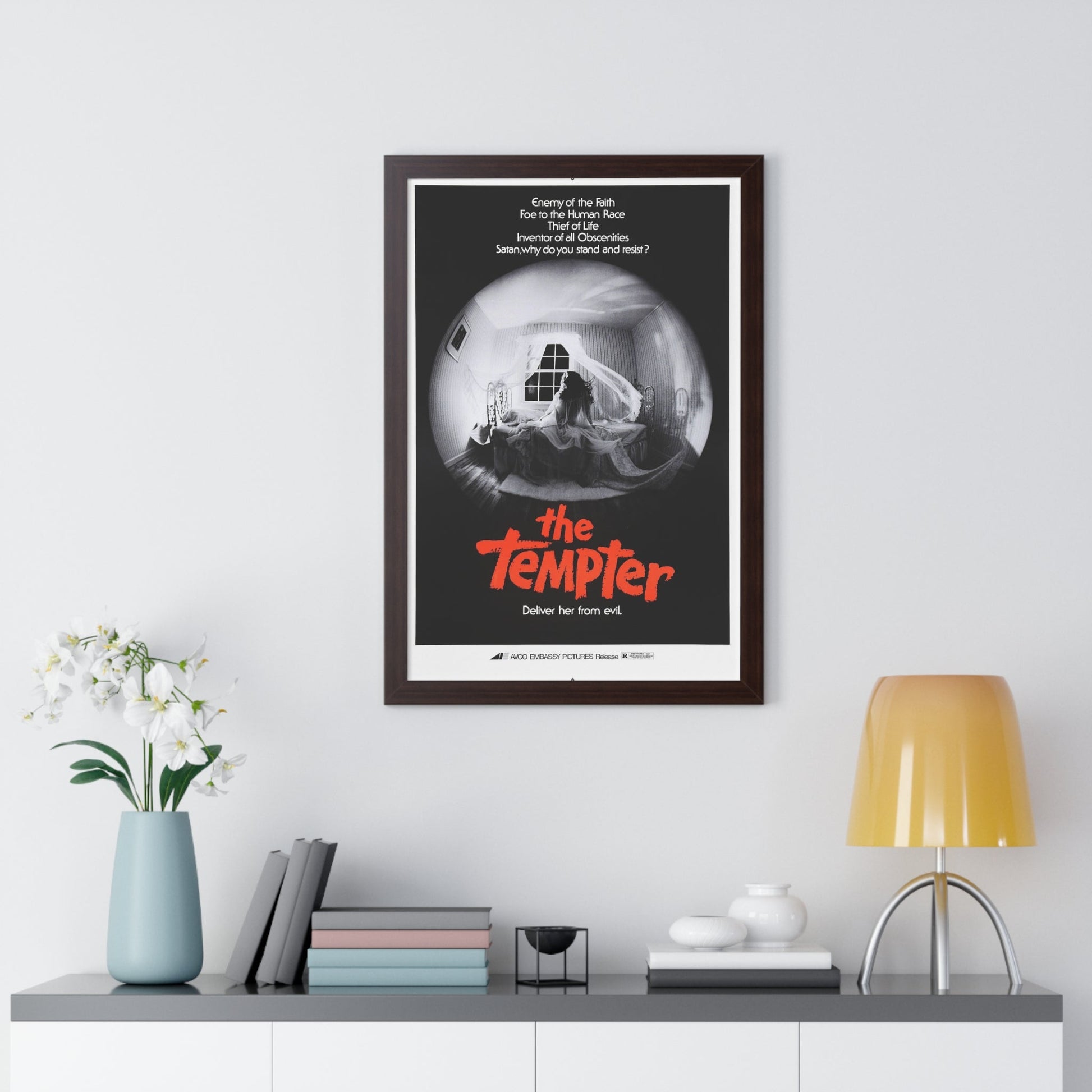 THE TEMPTER (THE ANTICHRIST) 1974 - Framed Movie Poster-The Sticker Space