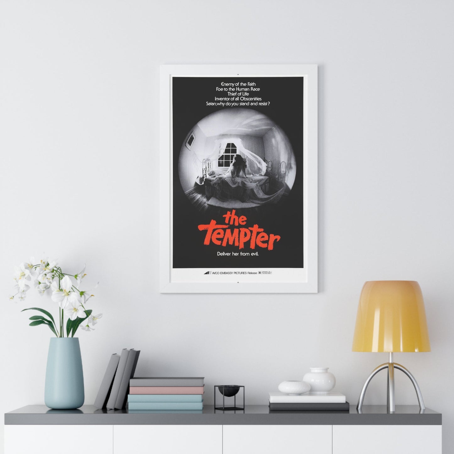 THE TEMPTER (THE ANTICHRIST) 1974 - Framed Movie Poster-The Sticker Space