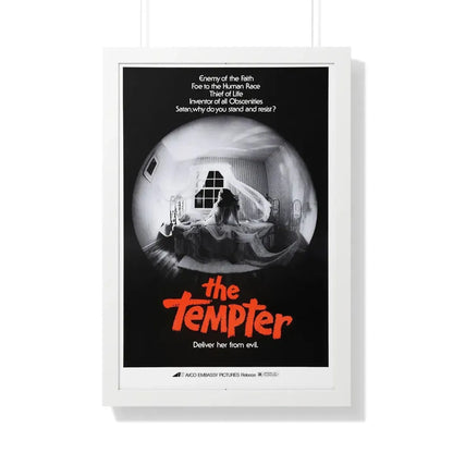 THE TEMPTER (THE ANTICHRIST) 1974 - Framed Movie Poster 20" x 30" White - The Sticker Space