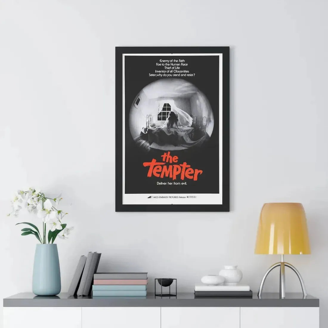 THE TEMPTER (THE ANTICHRIST) 1974 - Framed Movie Poster - The Sticker Space