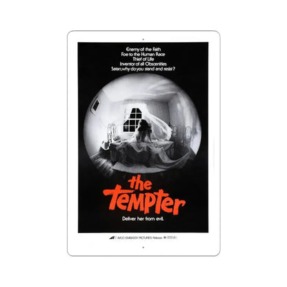 THE TEMPTER (THE ANTICHRIST) 1974 Movie Poster - STICKER Vinyl Kiss-Cut Decal 4 Inch White - The Sticker Space