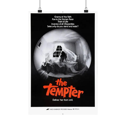THE TEMPTER (THE ANTICHRIST) 1974 - Paper Movie Poster 12″ x 18″ Matte - The Sticker Space