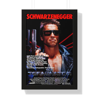 THE TERMINATOR 1984 - Framed Movie Poster-16″ x 24″-The Sticker Space