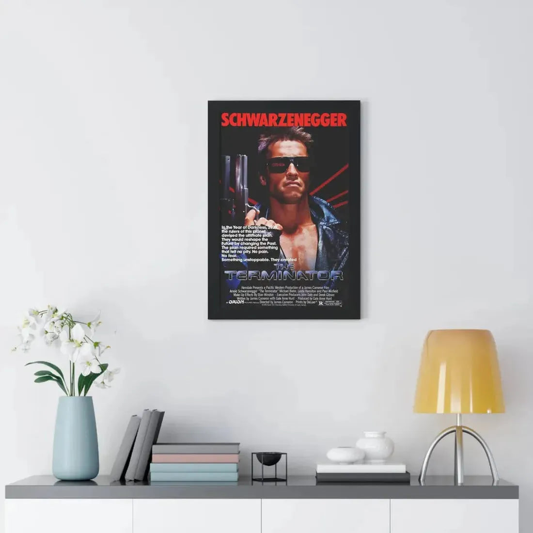 THE TERMINATOR 1984 - Framed Movie Poster - The Sticker Space