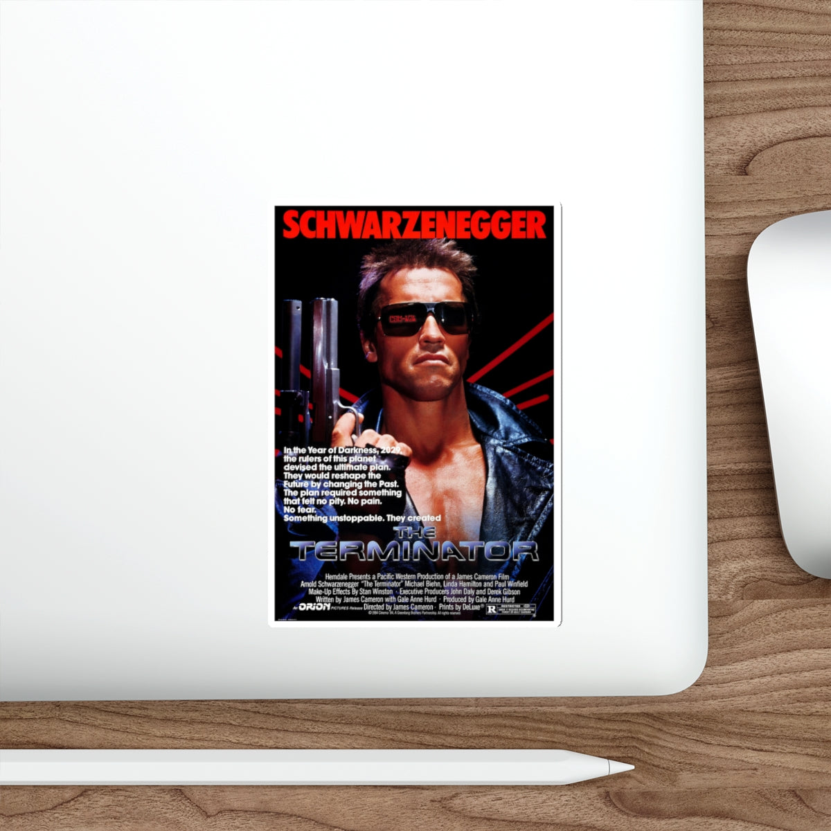 THE TERMINATOR 1984 Movie Poster STICKER Vinyl Die-Cut Decal-The Sticker Space