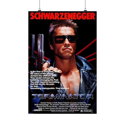 THE TERMINATOR 1984 - Paper Movie Poster 16″ x 24″ Matte - The Sticker Space