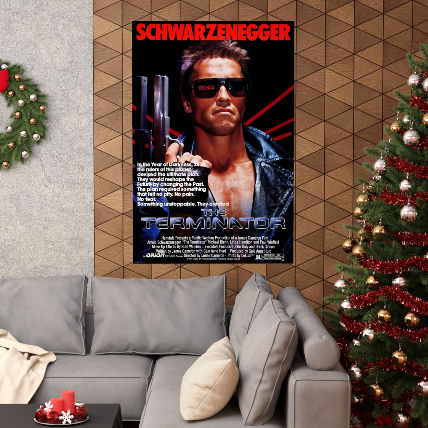 THE TERMINATOR 1984 - Paper Movie Poster-The Sticker Space