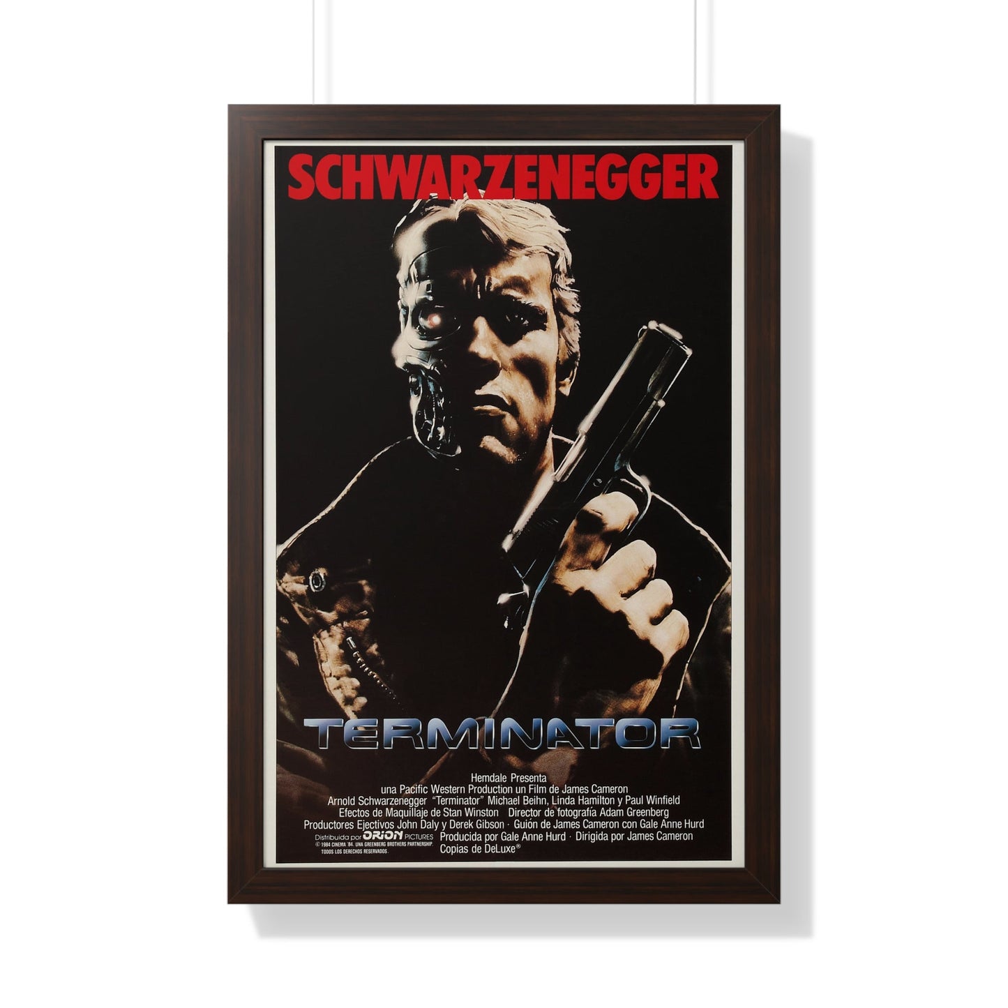 THE TERMINATOR (2) 1984 - Framed Movie Poster-20" x 30"-The Sticker Space