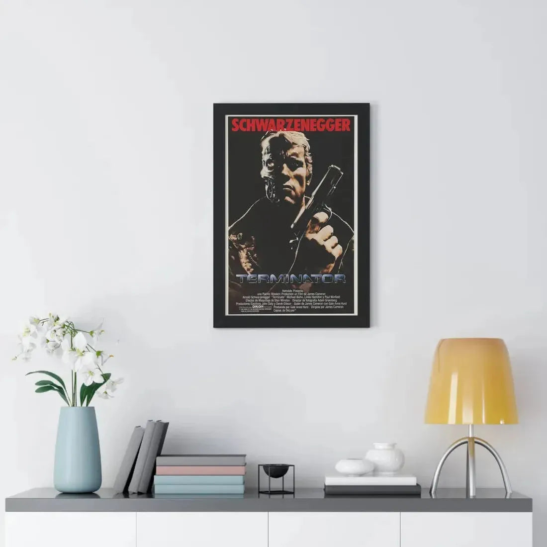 THE TERMINATOR (2) 1984 - Framed Movie Poster - The Sticker Space