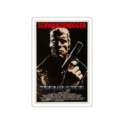 THE TERMINATOR (2) 1984 Movie Poster STICKER Vinyl Die-Cut Decal 4 Inch - The Sticker Space