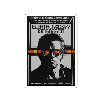 THE TERMINATOR (POLISH) 1984 Movie Poster STICKER Vinyl Die-Cut Decal 2 Inch - The Sticker Space