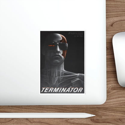 THE TERMINATOR (RUSSIAN) 1984 Movie Poster STICKER Vinyl Die-Cut Decal-The Sticker Space