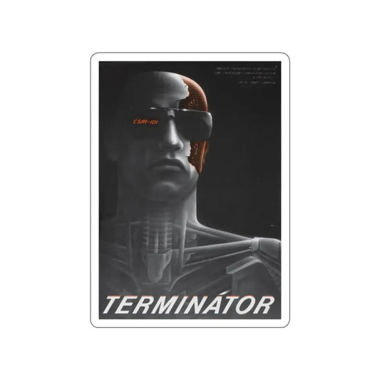 THE TERMINATOR (RUSSIAN) 1984 Movie Poster STICKER Vinyl Die-Cut Decal 2 Inch - The Sticker Space
