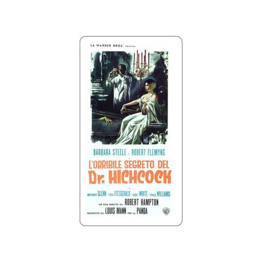 THE TERRIBLE SECRET OF DR. HICHCOCK 1962 Movie Poster STICKER Vinyl Die-Cut Decal 2 Inch - The Sticker Space
