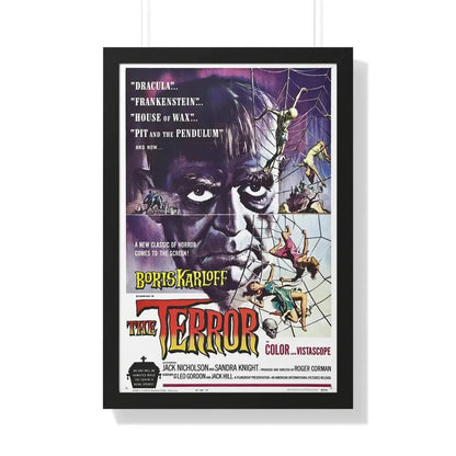THE TERROR 1963 - Framed Movie Poster 20" x 30" Black - The Sticker Space