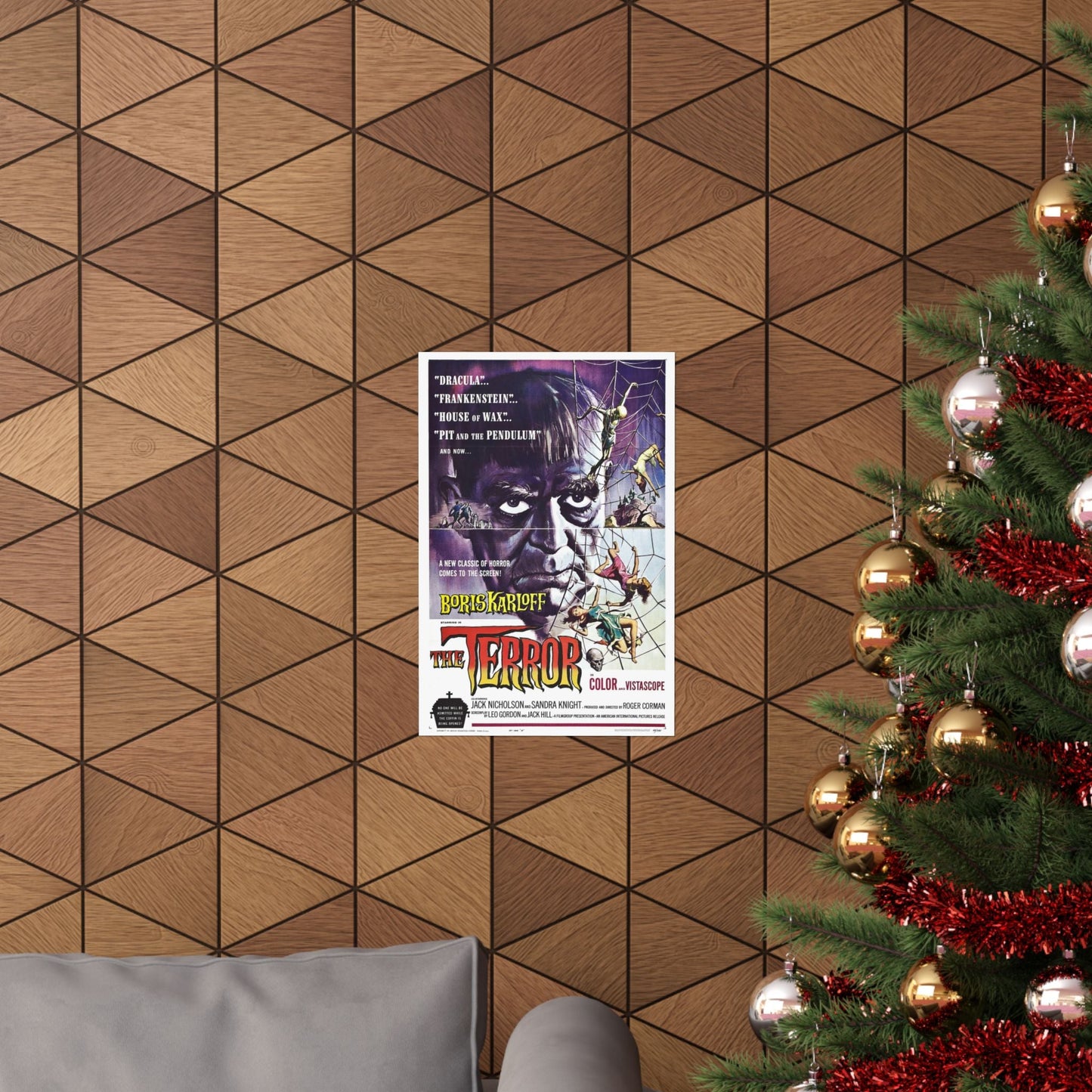 THE TERROR 1963 - Paper Movie Poster-The Sticker Space