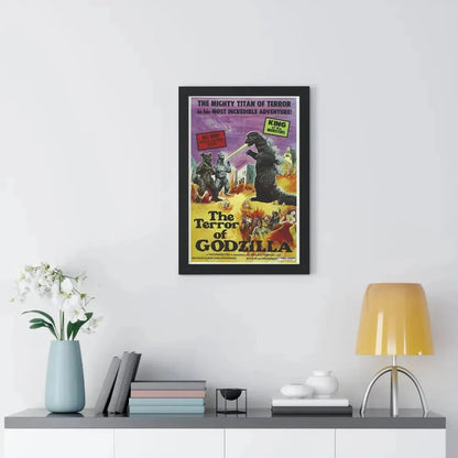 THE TERROR OF GODZILLA 1975 - Framed Movie Poster - The Sticker Space