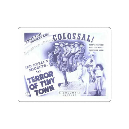 THE TERROR OF TINYTOWN 1938 Movie Poster STICKER Vinyl Die-Cut Decal 4 Inch - The Sticker Space