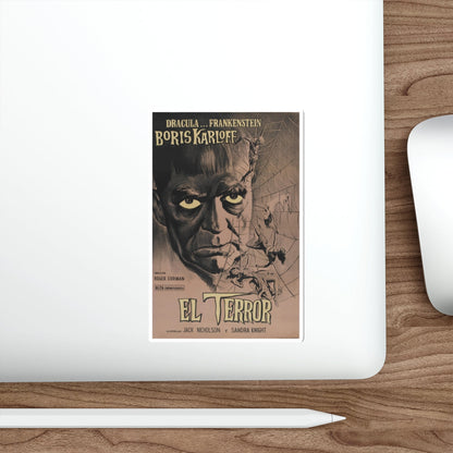 THE TERROR (SPANISH) 1963 Movie Poster STICKER Vinyl Die-Cut Decal-The Sticker Space