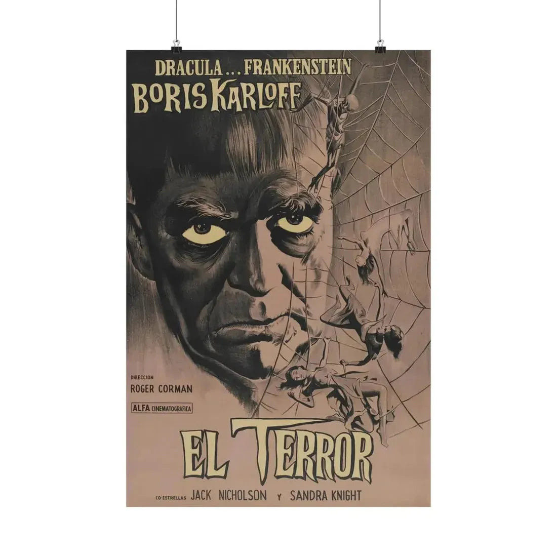 THE TERROR (SPANISH) 1963 - Paper Movie Poster 20″ x 30″ Matte - The Sticker Space