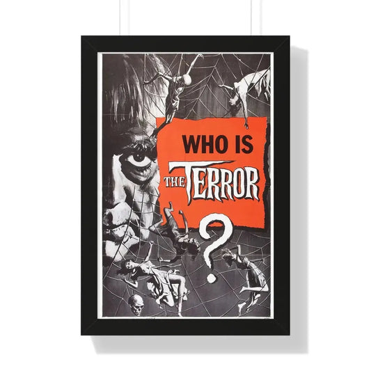 THE TERROR (TEASER) 1963 - Framed Movie Poster 16″ x 24″ Black - The Sticker Space