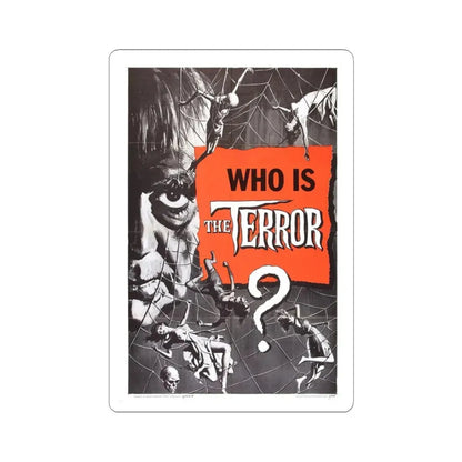 THE TERROR (TEASER) 1963 Movie Poster - STICKER Vinyl Kiss-Cut Decal 3 Inch White - The Sticker Space