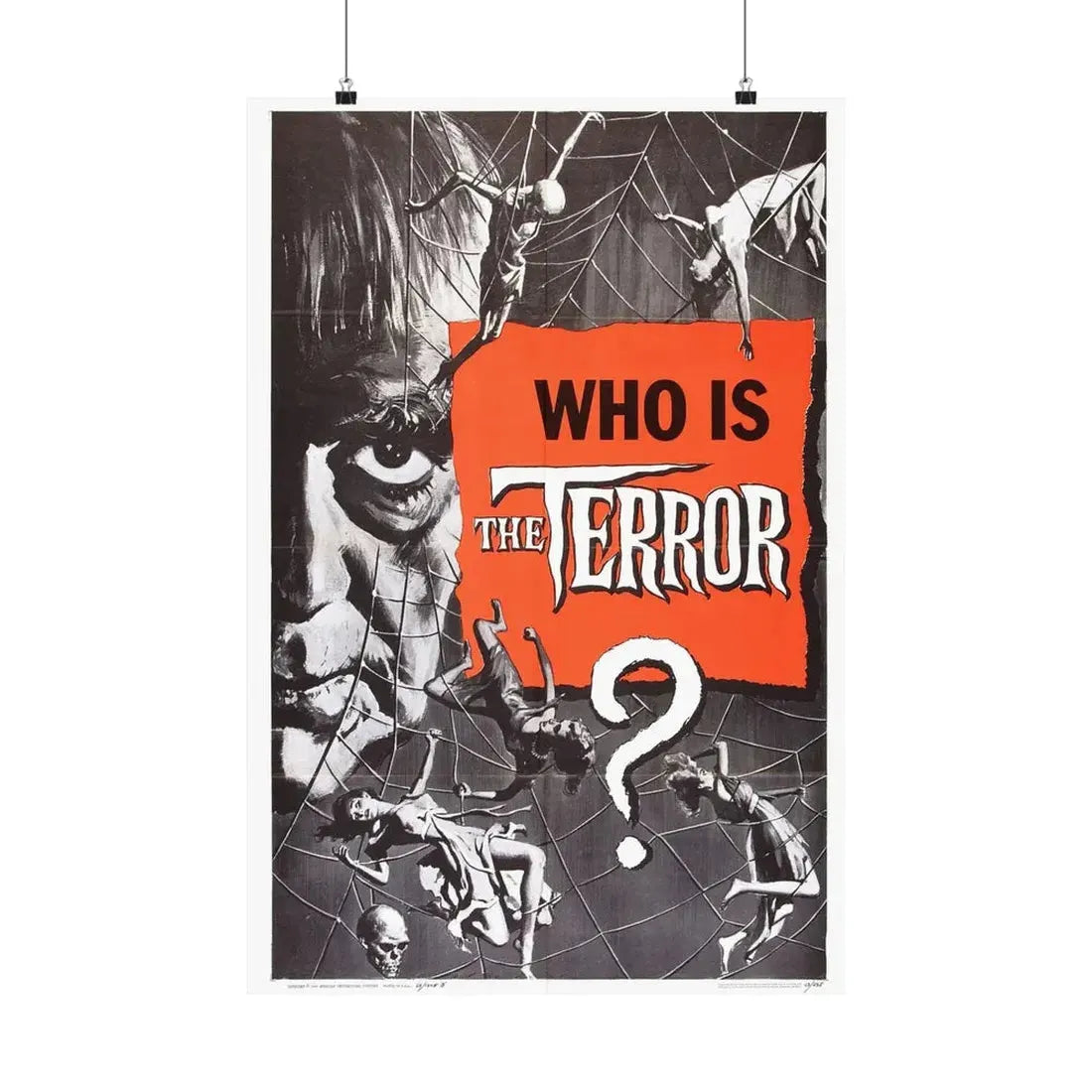THE TERROR (TEASER) 1963 - Paper Movie Poster 20″ x 30″ Matte - The Sticker Space