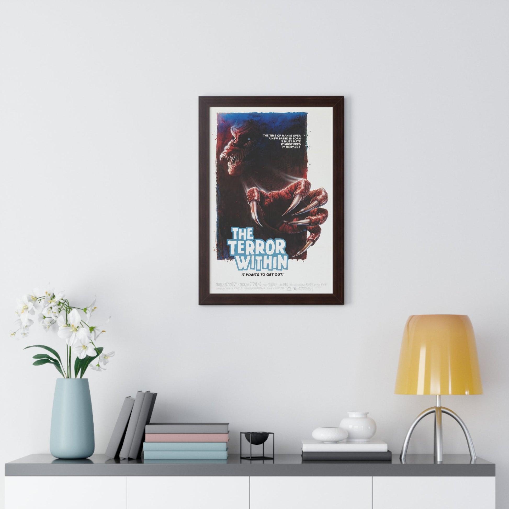 THE TERROR WITHIN 1989 - Framed Movie Poster-The Sticker Space