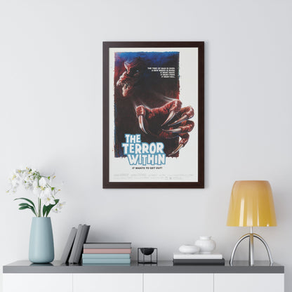 THE TERROR WITHIN 1989 - Framed Movie Poster-The Sticker Space