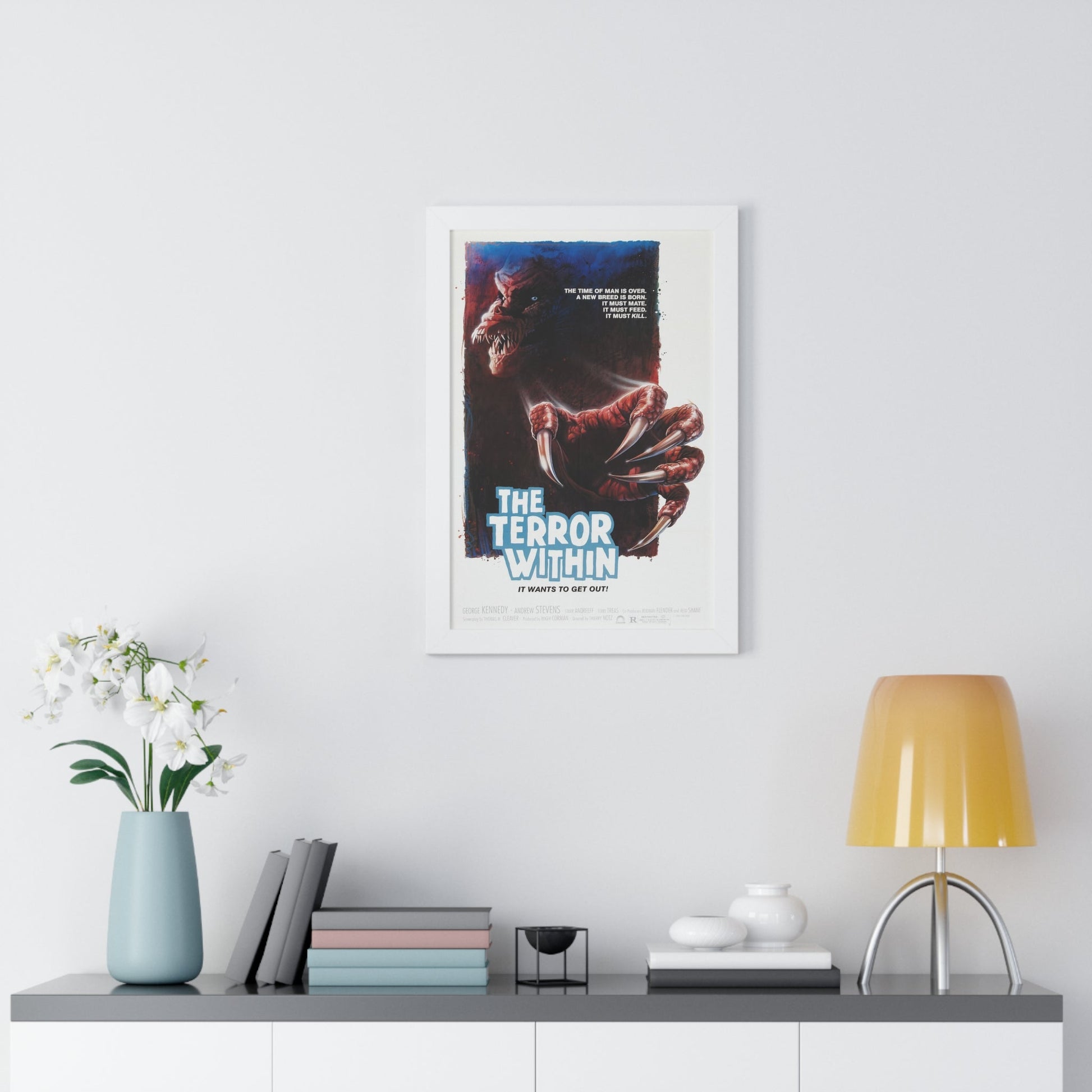 THE TERROR WITHIN 1989 - Framed Movie Poster-The Sticker Space