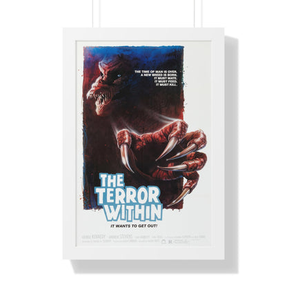 THE TERROR WITHIN 1989 - Framed Movie Poster-16″ x 24″-The Sticker Space