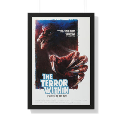 THE TERROR WITHIN 1989 - Framed Movie Poster-20" x 30"-The Sticker Space